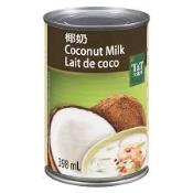 T&T COCUNUT MILK RED.FAT 400GR  Ünimar Süpermarket
