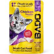 BADO WET AD.CAT FOOD CHUNKS-CHICKEN 85GR  Ünimar Süpermarket
