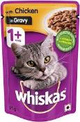 WHISKAS POU CHICKEN 85GR ADULT  Ünimar Süpermarket