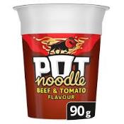 POT NOODLE BEEF&TOMATO 90GR  Ünimar Süpermarket