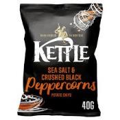 KETTLE CRUS.BLACK PEP.PAT.CHIPS 40G.  Ünimar Süpermarket