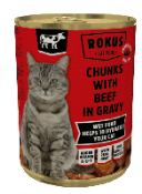 ROKUS CATFOOD BEEF  415GR  Ünimar Süpermarket