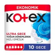 KOTEX ULT.DOUBLE GECE 10LU  Ünimar Süpermarket