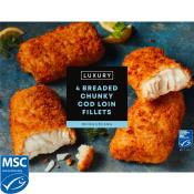 ICELAND 4PK CHUNKY BREADED COD 500GR  Ünimar Süpermarket