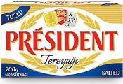 PRESIDENT TUZLU TEREYAG 200ML.  Ünimar Süpermarket