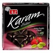 ETI CIK.KARE KARAM %45 KAKAO AF CILEK 60GR  Ünimar Süpermarket