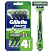 GILLETTE SENSOR 4CT  Ünimar Süpermarket