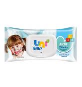 UNI BABY AKTIF ISL. HAVLU 72LI  Ünimar Süpermarket