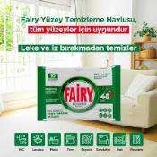 FAIRY BEYAZ SABUN 10LU YUZEY TEMİZLEME MENDİLİ   Ünimar Süpermarket