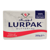 LURPAK DANISH UNSA.BUTTER 200GR  Ünimar Süpermarket