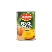 DEL MONTE PEACH HALVES IN JUICE415GR  Ünimar Süpermarket