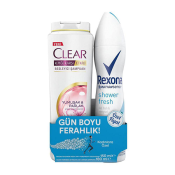 REXONA SHW150 ML+CLEAR BIT.SAMPUAN  Ünimar Süpermarket