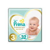 PRIMA P/CARE MIDI IKIZ NO:3 5-9KG 32LI  Ünimar Süpermarket