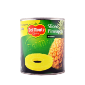 DEL MONTE PINEAPPLE SLICES IN SYRUP 836GR  Ünimar Süpermarket